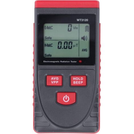 Compteur EMF Compteur EMF nucléaire, détecteur de rayonnement de champ électromagnétique Détection de rayonnement Détecteur de rayonnement de champ électromagnétique numérique LCD numérique