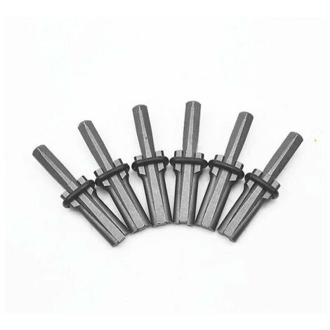 Outil de fendage de pierre 16mm – Lot de 6 pièces – Acier haute dureté pour granit et béton – Fendage jusqu'à 2m (1/5)