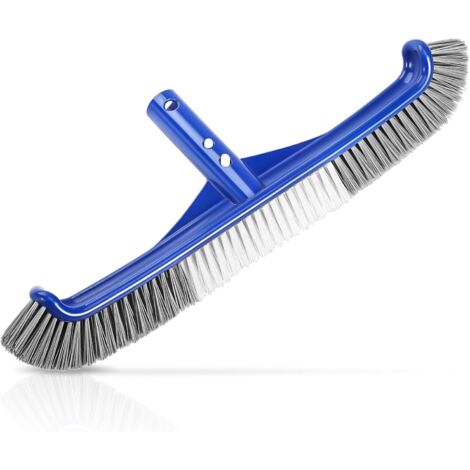Brosse de Piscine, 43 cm Brosse Nettoyage Piscine, Tête de Brosse Piscine, Balai Brosse Piscine Fond pour Piscine, Baignoires, Piscines Thermales, Spas, Carrelages, Sols, Murs