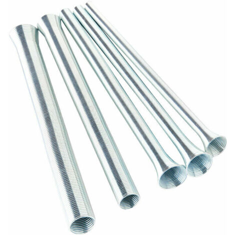Lot de 5 tubes à ressort pour cintrer tubes cuivre et aluminium – 5 tailles compatibles 6/8/10/12/16 mm – Super élasticité jusqu'à 180°