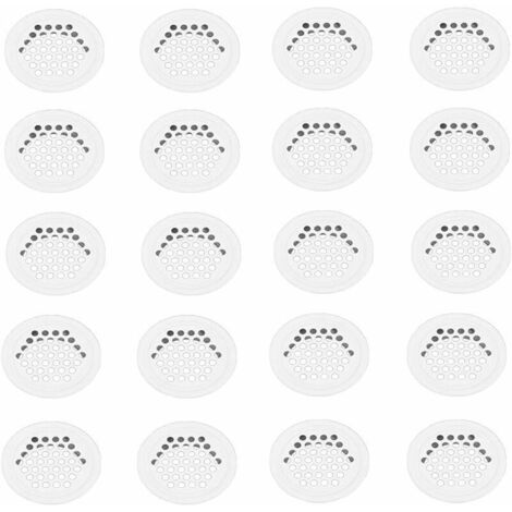 -Grille Aerartion 20 Pices Grille Ventilation 35mm Grille Aeration Grille de Ventilation Grille D'aration Trou Inox Blanc Ronde Grille Ventilation pour Cuisine Armoire Meubles (1/5)