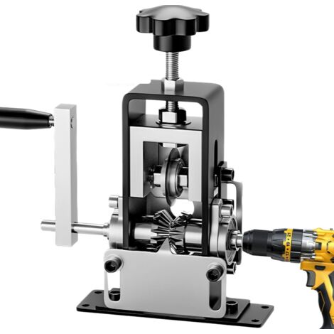 Pince à dénuder automatique pour câbles 1-25 mm – Dénudage rapide avec perceuse – Acier robuste – Compatible câbles multiconducteurs