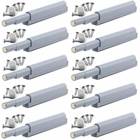 Appuyez pour ouvrir magnétique loquets Fermetures magnétiques push-open ouvre et ferme la porte avec une simple pression (10 pièces) (1/5)