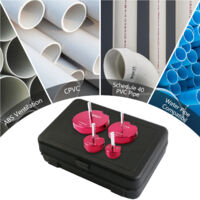 Kit D'Alésoir De Tuyau PVC 8 Pièces - Outil Pour Raccords Et Réparations Plomberie