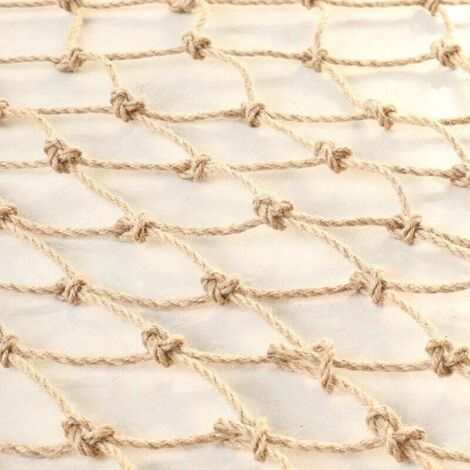 Filet pour plantes grimpantes, Naturelles Ficelle Jute Corde Filet à Plantes Grimpantes pour Plantes Grimpantes Haricots Fruits, Maille Murale Photo Suspendue Rétro (2m x 5m) (1/5)