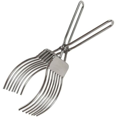 Pince à découper le rôti de bœuf en acier inoxydable, la viande, le pain, l'oignon (1/5)