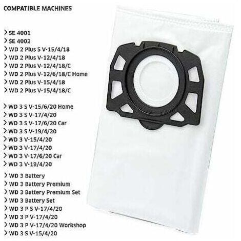 Embout Parquet Pour Aspirateur - Compatible Kärcher SE 2001, 3001, 4001, 4002, 5.100