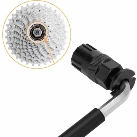 Derive Chaine Moto Kit D'outils De Chau00eene De Vu00e9lo Avec Fouet U00e0 Chau00eene, Vu00e9lo Cassette Anneau De Serrure Clu00e9 De Du00e9monte Pignon Convient Pour Campagnolo Shimano SRAM 8, 9, 10 Et Autres