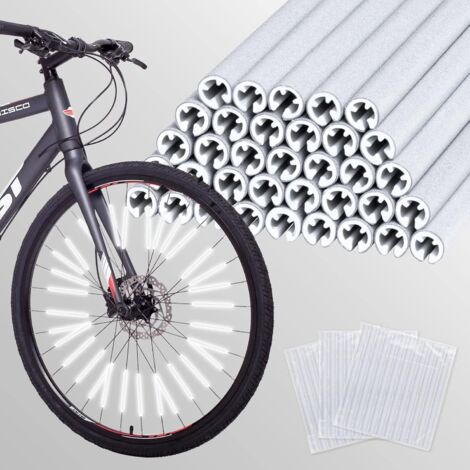 36pcs Réflecteur de Rayon Vélo Roue Rayon Réflecteur 360° Visibilité et Montage Facile Catadioptres Vélo (1/5)