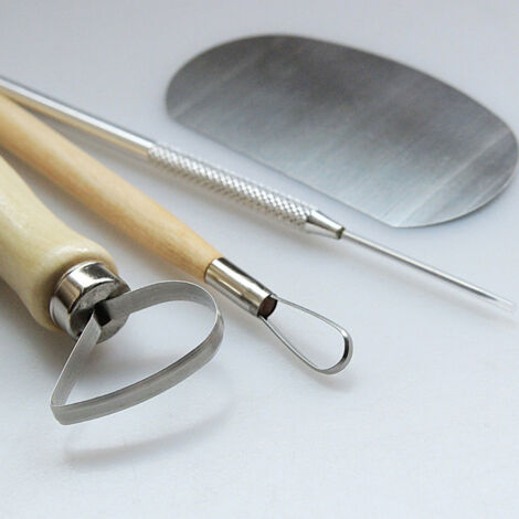 Kit D'Outils pour Argile, 19 Pièces, Outils de Poterie, Outils de
