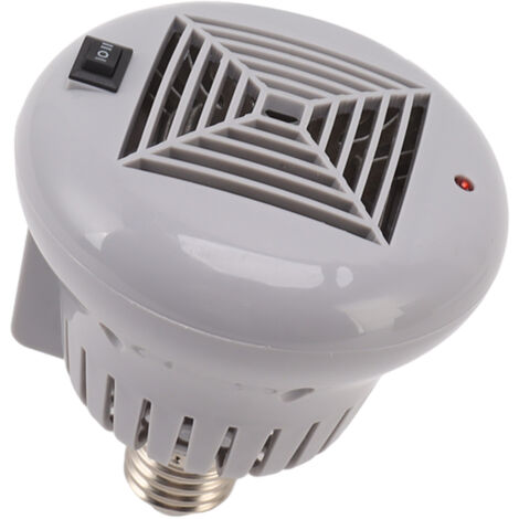 Ampoule chauffante E27 50W à 100W pour animaux de compagnie, boîtier gris, 220V, 3 niveaux d'intensité réglable, pour reptiles et petits animaux de compagnie. (1/5)