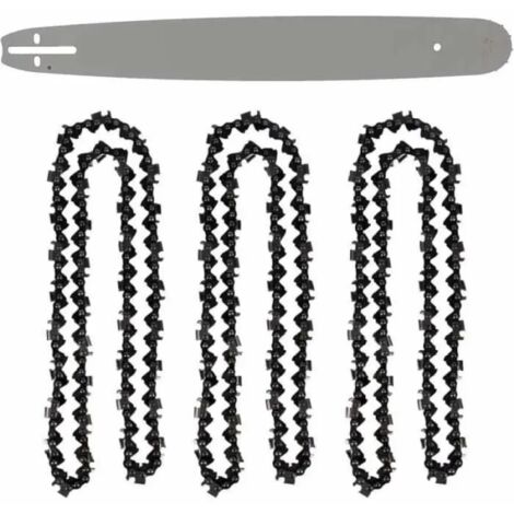 Guide-chaîne 45 cm (18 pièces) + jeu de 3 chaînes de 72 maillons - Compatible avec les modèles 291, 311 et 391