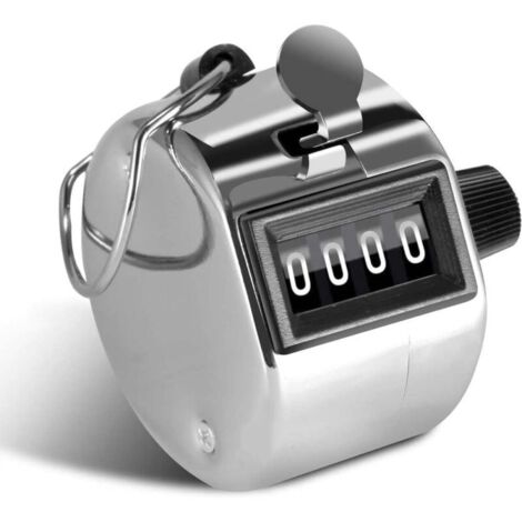Compteur manuel à 4 chiffres pour le comptage des personnes, le golf et les écoles de formation. (1/5)