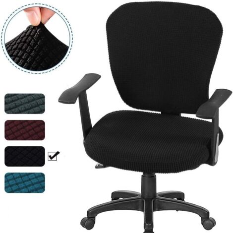 Housse de chaise de bureau extensible, amovible et lavable. (1/5)