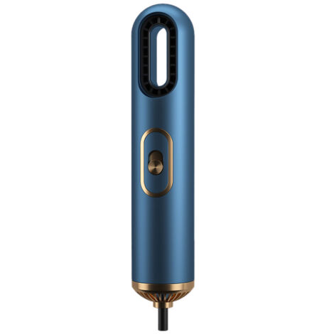 Sèche-cheveux sans balais, silencieux, puissant, double sortie ionique, vitesse de séchage rapide, verrouillage de la vitesse, hydratation, 220 V CA, bleu