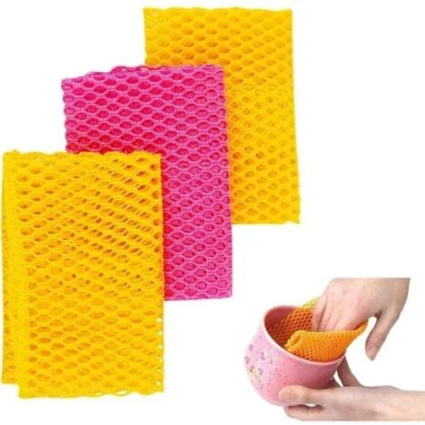 Filet à laver/éponge à vaisselle – Sans odeur/séchage rapide – Plus d'éponges avec odeur de moisissure – Épurateur parfait pour lav (1/5)