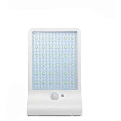 Lampe solaire - 36 LED - Détecteur de mouvement - Étanche IP65 - Lumière blanc chaud (1/5)