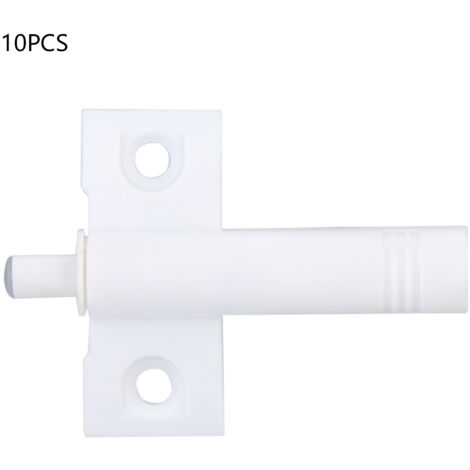 10 amortisseurs silencieux en ABS pour portes de placard/armoire (blancs) (1/5)