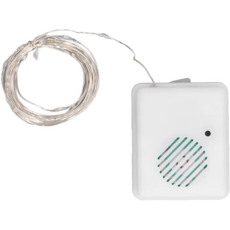 Guirlande lumineuse musicale décorative de Noël, 3 m, pour sapin et fêtes. Lumières multicolores. (1/5)