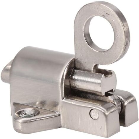 Quincaillerie de verrouillage durable en alliage de zinc, verrou de porte à ressort avec anneau de traction, fournitures de bricolage - - - - (1/5)