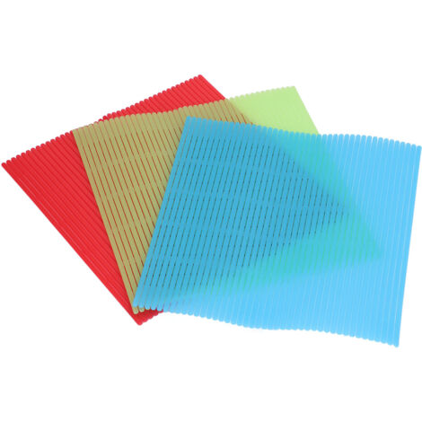 Lot de 3 tapis à sushi en plastique, tapis à rouler japonais pour la maison, la cuisine et les restaurants. (1/5)