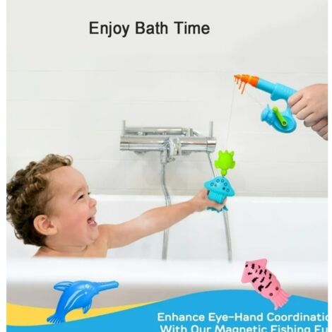 Lot De 4 Poissons Électroniques Flottants – LED Clignotante, Nageoire Mobile – Jouet De Bain Piscine – Réutilisable – Capteur Eau
