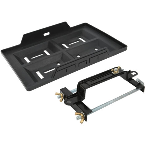 Kit de fixation pour batterie de voiture avec supports encastrés et construction robuste pour batteries des séries 27, 30 et 31 (1/5)
