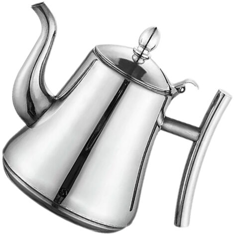 Théière en acier inoxydable, bouilloire, infuseur à café en vrac, style européen, compatible avec les plaques à induction. (1/5)