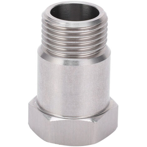 Rallonge, adaptateur et entretoise pour capteur d'oxygène M18x1,5 mm, acier inoxydable 304, équipement mécanique (1/5)