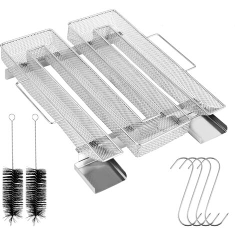 Générateur de Fumée Carré en Acier Inoxydable - EINNENFFER - Fumoir à Froid avec Accessoires Inclus pour Barbecue, Viandes et Fromages - Idéal pour un Goût Unique et Délicieux (1/5)