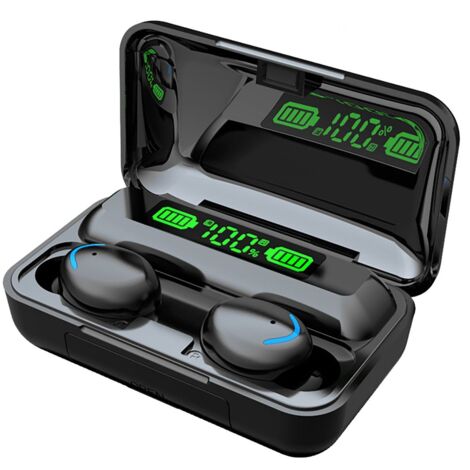 Écouteurs Bluetooth Stéréo HiFi avec Réduction du Bruit, Commandes Tactiles et Affichage LED - EINNENFFER - Confort Ergonomique et Son Exceptionnel, Idéaux pour Musique et Appels (1/5)