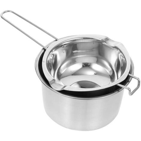 Ensemble bain-marie inox pour chocolat – EINNENFFER – Casserole à fondre, chauffage indirect, polyvalent et compact (1/5)