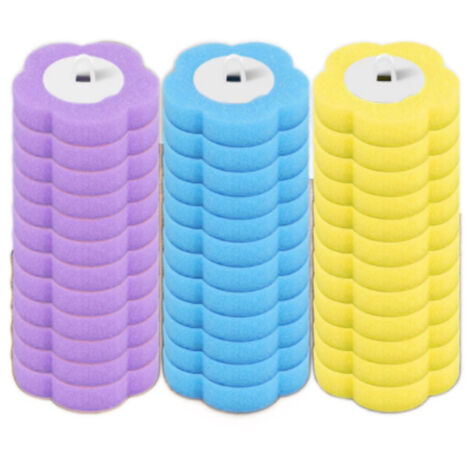Brosse de Toilette à Long Manche avec Têtes Jetables - EINNENFFER - Nettoyage Écologique et Hygiénique, Support Inclus, Idéal pour Petites Salles de Bain (1/5)