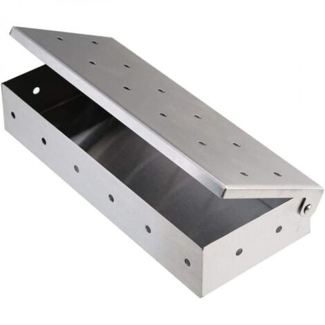 Boîte à Fumoir en Acier Inoxydable - EINNENFFER - Barbecue Portable pour Camping, Compatible avec Barbecues à Gaz, Charbon et Électriques (1/5)