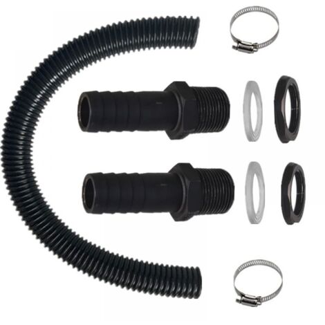 Raccord pagode en plastique de 25 mm pour seaux d'eau de pluie, raccord de tuyau en série pour seaux en plastique (1/5)