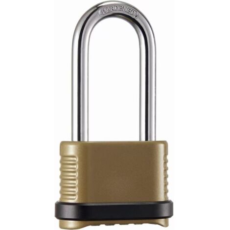 Verrou à Combinaison 52mm - EINNENFFER - Cadenas Long Anti-Dérapant avec Sécurité Élevée, Mécanisme Résistant aux Effractions, Idéal pour Cabanons, Vestiaires et Stockage (1/5)
