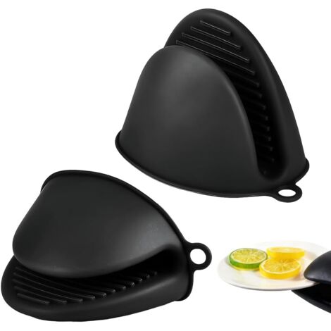 Gants de Cuisine 2pcs - EINNENFFER - Manique Antidérapante et Résistante à la Chaleur jusqu'à 260°C, Idéale pour Cuisson au Four et Barbecue (1/5)