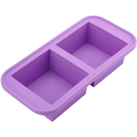 Moules à Congélation en Silicone avec Couvercles - EINNENFFER - Idéaux pour Soupe, Lasagnes et Plats Faits Maison, Résistants à Haute Température, Faciles à Utiliser et à Nettoyer (1/5)