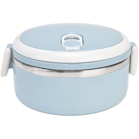 Boîte à Lunch Ronde en Acier Inoxydable 304 - EINNENFFER - Étanche, Isolante et Pratique pour École et Bureau, Design Ergonomique et Facile à Transporter (1/5)
