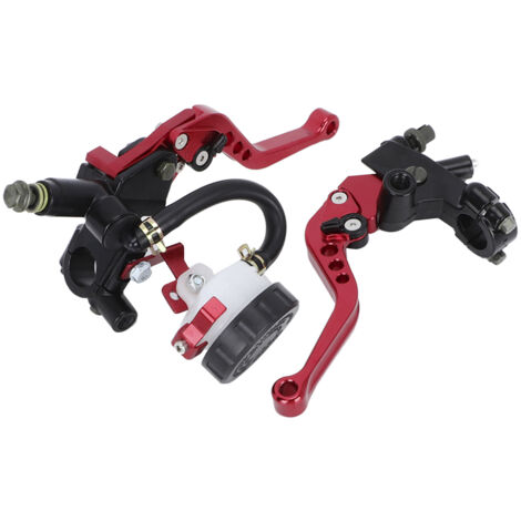 Paire de Maîtres-Cylindres de Frein et Embrayage Hydrauliques CNC Universels pour Motos - EINNENFFER - Leviers Réglables, Ajustement Précis et Installation Facile (1/5)