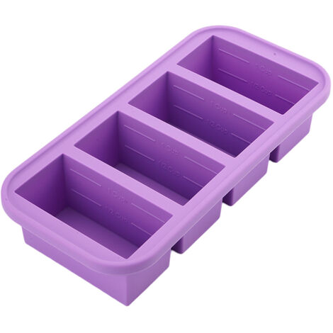 Moules à Congélation en Silicone avec Couvercles - EINNENFFER - Idéals pour Soupe, Lasagnes et Plats Faits Maison, Résistants à la Chaleur, Faciles à Utiliser et à Nettoyer, Gain de Temps en Cuisine (1/5)