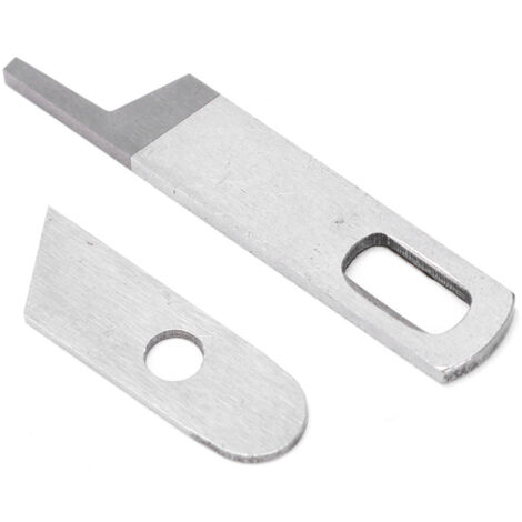 Couteau Multifonction pour Surjeteuse Domestique - EINNENFFER - Ensemble de Lames Supérieure et Inférieure, Acier Durable, Installation Facile et Finition Précise (1/5)