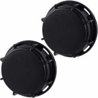 Lot de 2 bouchons pour cuve, raccords de robinet, pour cuve de 1000 litres, vanne de cuve de 1000 litres, cuve à eau de pluie, conteneur.