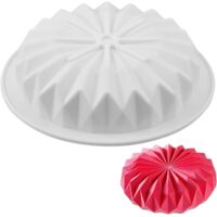 Moule à gâteau en silicone 3D en forme de diamant pour puddings, glaçons, gelées, mousses et fondants. Moule à pâtisserie professionnel antiadhésif 3D en silicone, réutilisable pour la cuisson du choc