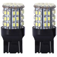 2 ampoules LED 7443 64-SMD blanches 6000K pour feux de recul, stop et feux arrière