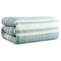 Serviette de plage, ensemble de serviettes de bain de luxe en coton - Ultra douces, moelleuses, épaisses, absorbantes, séchage rapide - Idéales pour la maison, la salle de sport, la piscine, le yoga,