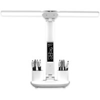 Lampe de Bureau LED, 3 Modes de luminosité, avec Porte Stylo et Affichage numérique, Protection des Yeux, pour enfants étude,
