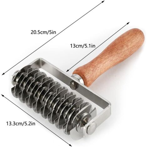 Produktbild von Edelstahl-Rundschneider Für Kuchen, Pizza & Brot – Teilt In 6, 7 Oder 9 Portionen, Gleichmäßig & Präzise