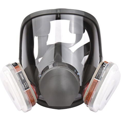 16 en 1Masque à gaz antibuée, respirateur facial intégral, respirateur de pulvérisation de peinture industrielle, filtre de travail de sécurité, protection contre le formaldéhyde