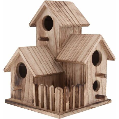 Vogelhaus Wildvögel Nistkasten Rustikales Gartenzubehör - Größe 2